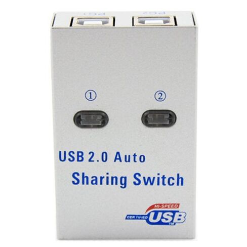 SANOXY 2 Port USB 2.0 Auto Sharing Switch Hub إلى الكمبيوتر الشخصي إلى طابعة/ماسح ضوئي واحد in Kuwait