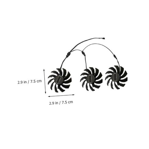 Gpu Cooling Fan 75mm Pld08010s12h Graphic Card Cooler Replacement for Video Card Cooling Compatible with Desktop Computer Internal Components in Kuwait