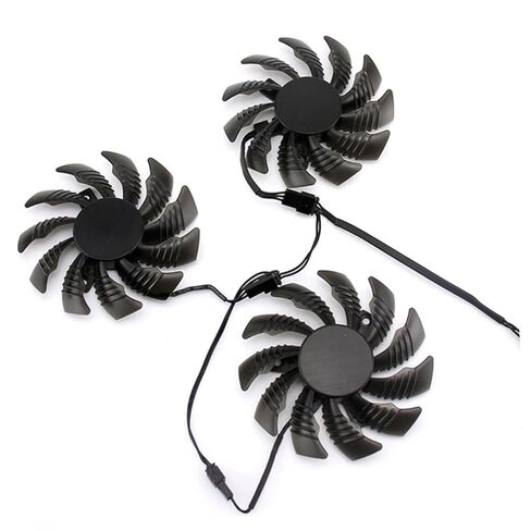 Gpu Cooling Fan 75mm Pld08010s12h Graphic Card Cooler Replacement for Video Card Cooling Compatible with Desktop Computer Internal Components in Kuwait