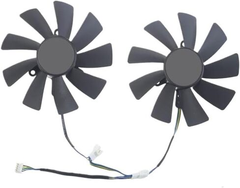 مروحة بطاقة الرسومات 100 مم GAA8S2U DC12V 0.45A 4Pin متوافقة مع Dataland RX5500XT RX5600XT RX5700 RX5700XT in Kuwait