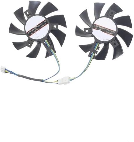 75MM FD8015U12D DC12V 0.50AMP 4Pin Graphics Card Fan Compatible with PG D RX580 in Kuwait