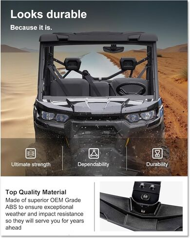 KIWI MASTER Rear View Center Mirrors Compatible for 2015-2024 Can Am Defender Polaris Ranger 570 900 1000 Crew Accessories Rearview Racing Convex Mirror in Saudi Arabia