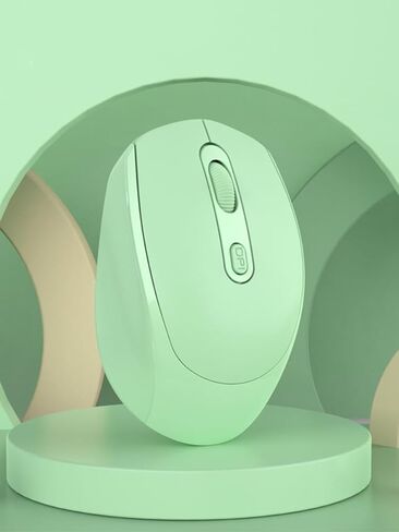 Wireless Mouse for Laptop, Rechargeable 2.4G & Bluetooth Dual-Mode Mouse, 4 Buttons Portable Cordless Mice for Chromebook, Laptop, PC, Mac in Kuwait