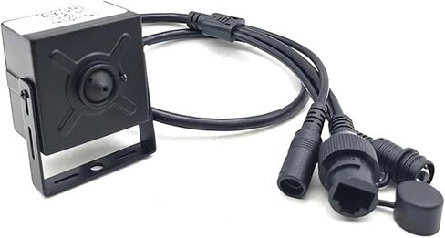 4K 8MP Wifi PoE IMX415 Starlight Senor Pin Hole Cube Square Mini IP Camera For Indoor Forensics Industry Use(2.8mm,8MP POE Wifi) in Kuwait
