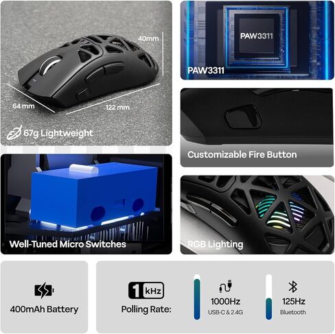 MechLands Aula SC620 Gaming Mouse with S102 Membrane Gaming Keyboard in Saudi Arabia