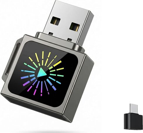 Wireless CarPlay & Android Auto Adapter 2-in-1, WiFi 6 Mini Metal Wireless CarPlay Dongle, Plug & Play USB-A for iPhone iOS 10+ & Android 11+, Converts Factory Wired CarPlay/Android Auto to Wireless in Kuwait