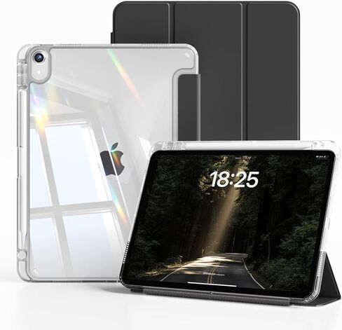 kenke Case for iPad Air 11 Inch (M4) 2026 / (M3) 2025 / (M2) 2024, iPad Air 5th/4th Gen 2022/2020 10.9 Inch with Pencil Holder, Slim TPU Frame Cover with Clear Hard Back, Auto Sleep/Wake, Light Pink in Kuwait