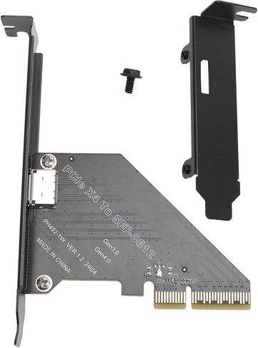 PCIe 4.0 X4 to Oculink Adapter Fast Data Transfer Graphics Card for High Performance Applications, Compatible with Wins 10 for in Kuwait