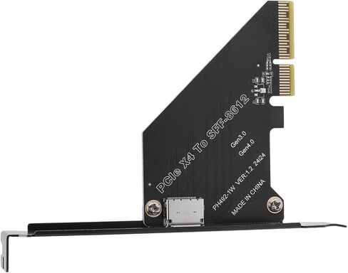 PCIe 4.0 X4 to Oculink Adapter Fast Data Transfer Graphics Card for High Performance Applications, Compatible with Wins 10 for in Kuwait