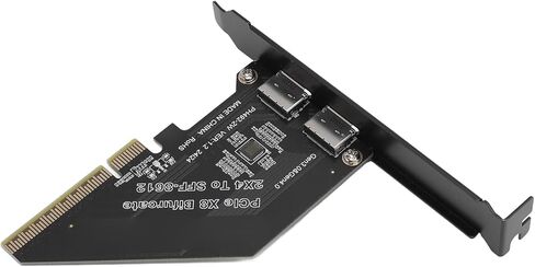 PCIe 4.0 X8 to Oculink Card Rugged Construction External Graphics Card for NVMe SSD GPU, Easy Installation for PC Builders in Kuwait