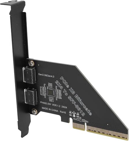PCIe 4.0 X8 to Oculink Card Rugged Construction External Graphics Card for NVMe SSD GPU, Easy Installation for PC Builders in Kuwait