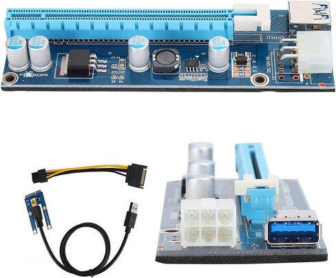 محول PCIE الآمن لفتحة بطاقة الرسومات، الموصل الأصلي لتعدين بطاقة الفيديو in Kuwait