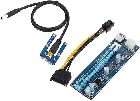 محول PCIE الآمن لفتحة بطاقة الرسومات، الموصل الأصلي لتعدين بطاقة الفيديو in Kuwait
