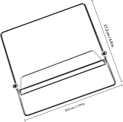 DECHOUS Metal Detachable Tablet and Laptop Stand 19.8x17.3x15cm Nordic Style Computer Riser for Desk Use with Photo Frame Holder for Modern Dining Table in Kuwait