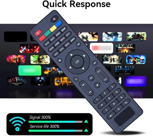 Replacement Remote Control for XBMCMart Smart Android TV Box Player in Kuwait