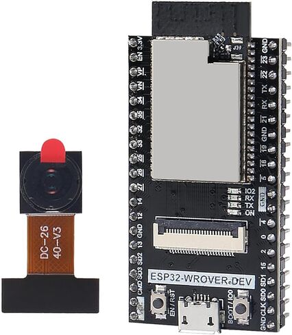 AITRIP AITRIP 1 PCS ESP32 ESP32-WROVER Board with Camera WiFi & Bluetooth Development Board Compatible with Arduino IDE (programing Languages Including C and MicroPython.) in Kuwait