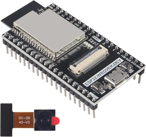 AITRIP AITRIP 1 PCS ESP32 ESP32-WROVER Board with Camera WiFi & Bluetooth Development Board Compatible with Arduino IDE (programing Languages Including C and MicroPython.) in Kuwait