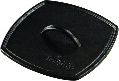 Lodge Pre-Seasoned Cast Iron Square Panini Press, 8.32 Inch | Heavy-Duty Cast Iron Press for Burgers, Sandwiches, Bacon & Everyday Griddle Cooking, Durable & Naturally Nonstick in Kuwait