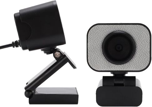 Dpofirs 4K Webcam, Auto Low Light Compensation USB Web Camera with Builtin Noise Reduction Microphone for Video Conferencing Online Teaching Live Streaming, Compatible with in Kuwait