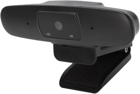 كاميرا ويب Dpofirs 4K، كاميرا PDAF Autofocus USB HD مع ميكروفون مدمج لتقليل الضوضاء وتعويض الإضاءة المنخفضة للكمبيوتر المحمول والاجتماع عبر الإنترنت ومؤتمر الفيديو المباشر in Kuwait