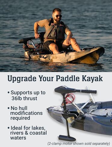 BKC Brooklyn Kayak Company UH-TM315 حامل محرك التصيد، حامل محرك التصيد لإعداد محرك التصيد السريع والسهل in Kuwait