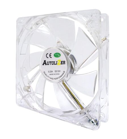 Pack of 3: 120mm White LEDs PC Fans, Sleeve Bearing Silent Cooling Fan for Computer PC Cases, CPU Coolers in Kuwait
