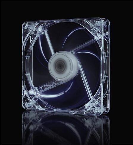 Pack of 3: 120mm White LEDs PC Fans, Sleeve Bearing Silent Cooling Fan for Computer PC Cases, CPU Coolers in Kuwait