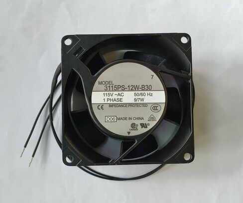 3115PS-12W-B30 AC115V 9/7W 80x80x38mm 8cm 2-Wire Cooling Fan 3115PS-12W-B30-D06 in Kuwait