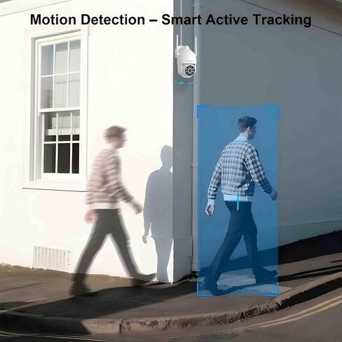 Security Cameras, Cameras for Home Security, Supporting 1080P&355 °View, Supports Night Vision and Intelligent Detection Alarm, Supports All-Weather Video Recording (1) in Kuwait