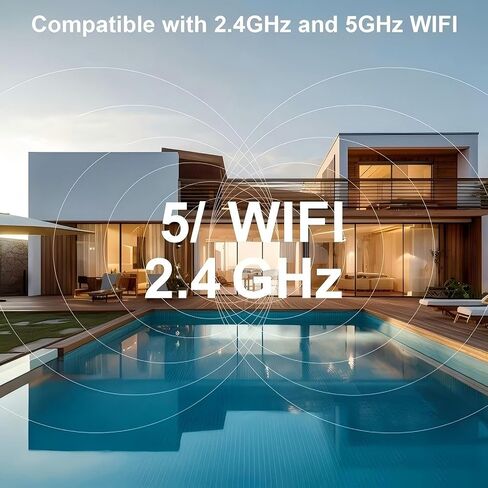 Security Cameras, Cameras for Home Security, Supporting 1080P&355 °View, Supports Night Vision and Intelligent Detection Alarm, Supports All-Weather Video Recording (1) in Kuwait