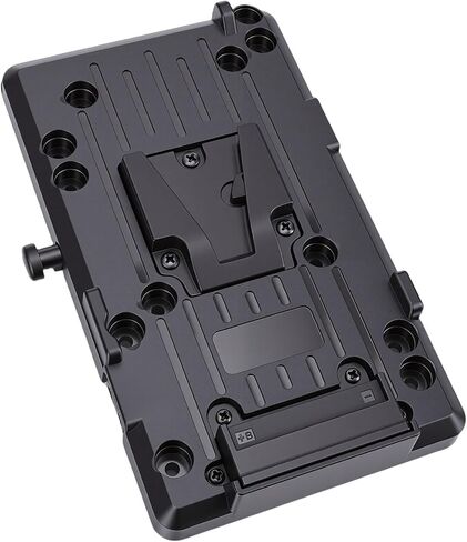 GOWENIC V Mount D Tap Battery Plate, 50W V Lock Base Adapter Quick Release Adapter with D Tap Output for Cameras Monitors for Universal Mounting in Kuwait