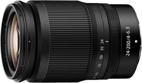 مجموعة عدسات Nikon NIKKOR Z مقاس 24-200 مم وببؤرة f/4-6.3 VR مع حافظة مرشح ذات غلاف صلب (عنصران) in Kuwait