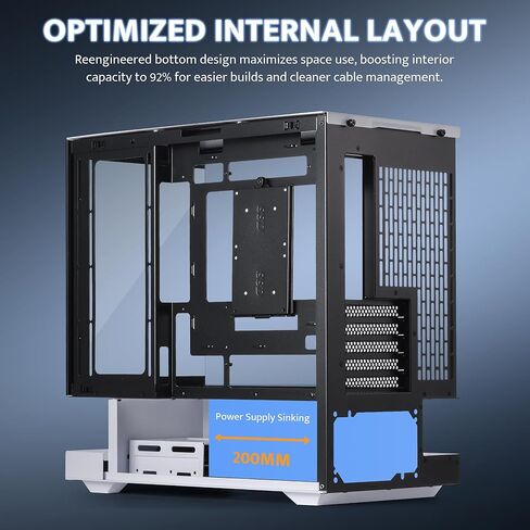 DarkFlash FLOATRON F1(2025) Micro-ATX PC Case 3X ARGB PWM Fans & DE360 الكل في واحد مبرد وحدة المعالجة المركزية السائل in Kuwait