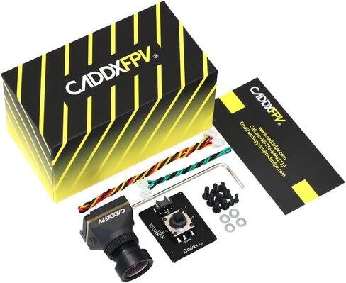 كاميرا Ratel Pro 1500TVL FPV، 125 درجة FOV Super WDR وأداء منخفض الإضاءة، كاميرا FPV تناظرية 19 × 19 مم لطائرات RC والسباق بدون طيار in Kuwait