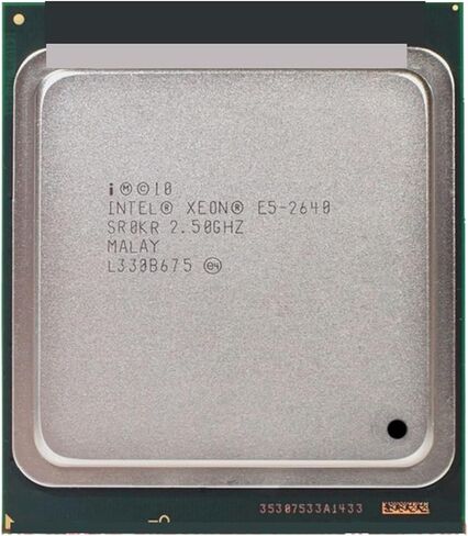 معالج Xeon CPU E5-2640 SR0KR 2.5 جيجا هرتز 6 النواة 15 ميجا LGA2011 E5 2640 سريع الشحن in Kuwait