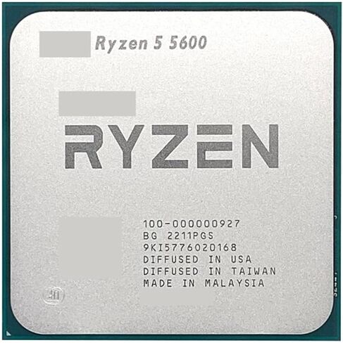 معالج R 5 5600 R5 3. جيجا هرتز وحدة المعالجة المركزية Enam Inti Dua Belas Benang 7NM 65W L3 = 32M 100-000000927 Soket AM4 Tanpa Kipas in Kuwait