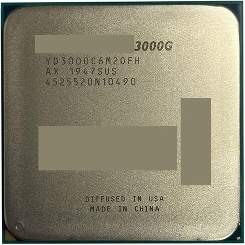 معالج 3000G X2 3.5 جيجا هرتز وحدة المعالجة المركزية ثنائي النواة YD3000C6M2OFH YD3000C6M20FB المقبس AM4 Tapi Tanpa Pendingin in Kuwait
