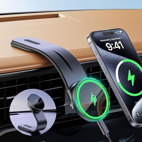 Wireless Charger Phone Car Mount in Kuwait