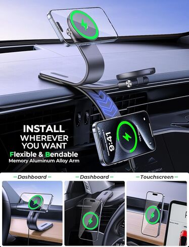 Wireless Charger Phone Car Mount in Kuwait