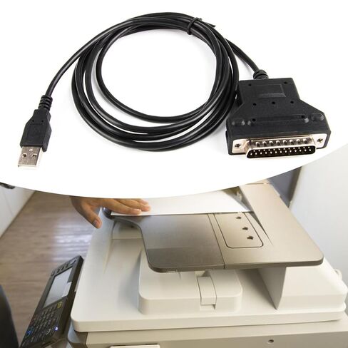 USB to DB25 25Pin Male Adapter Cable RS232 Cord for Vintaged Printers and Electronic Scale Scanners Connection 180cm Industrial Equipment Cable in Kuwait