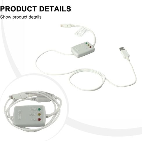 خط هندسة منفذ الكابل التسلسلي DCSD من USB إلى تسلسلي مع ثنائي FT232 IC لصندوق JC C2 لاستعادة البرامج الثابتة لجهاز iOS، أبيض in Kuwait