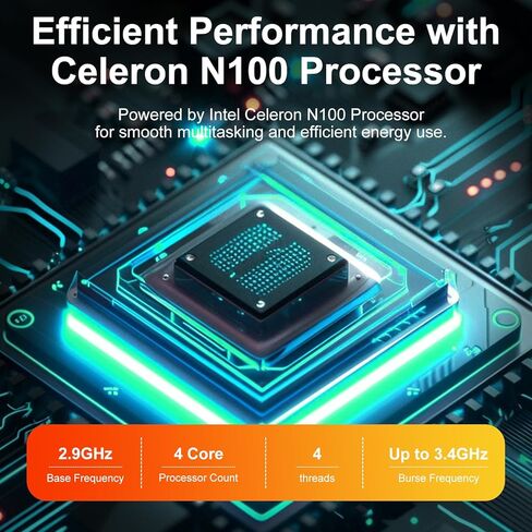 كمبيوتر محمول GINA 15 مقاس 15.6 بوصة FHD، Windows 11 Pro للطلاب، Intel Quad-Core N100، ذاكرة الوصول العشوائي DDR5 سعة 16 جيجابايت، 1 تيرابايت SSD، مكتب MS مجاني، بصمة الإصبع، لوحة مفاتيح رقمية، النوع C، HDMI، USB 3.2، ضمان لمدة عامين in Kuwait
