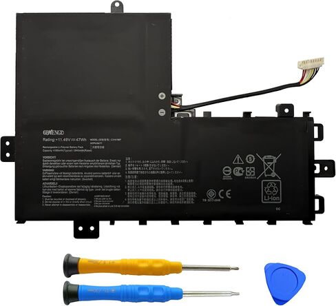 C31N1907 استبدال البطارية لسلسلة ASUS VivoBook 17 F712FA F712FA-AU239T F712FB X712JA 0B200-03350600 3ICP6/56/77 11.49V 47Wh 4165mAh in Kuwait
