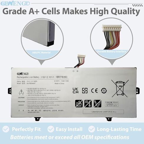 AA-PBSN4AT Battery Replacement for Samsung Galaxy Book NP750TDA NP750XDA NP755XDA NP750TDA-XD1US NP750TDA-XD2US NP750XDA-KC1HK Series BA43-00391B 4ICP5/43/97 15.4V 54Wh in Kuwait