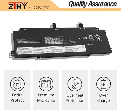 استبدال بطارية الكمبيوتر المحمول L22B4P70 L22M3P76 لجهاز Lenovo ThinkPad X13 Gen 4، ThinkPad X13 Gen 5، ThinkPad X13 Yoga Gen 4، ThinkPad X13 2 في 1 Gen 5 L22C4P70 L22D4P70 L22M4P70 L22D3P76 L22C3P74 54.7Wh in Kuwait