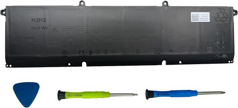 بطارية 61YXV بقدرة 96 وات في الساعة بديلة لجهاز Dell Alienware 16 Area-51 AA16250 / 16 Aurora AC16250 / 16x Aurora AC16251 / 18 Area-51 AA18250 / Pro Max 16 MC16250 Series N7HKX 11.7V 6 خلايا in Kuwait