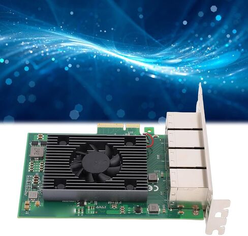 بطاقة محول شبكة إيثرنت PCIe ذات 8 منافذ من CUIFATI، منافذ نحاس جيجابت RJ45 مع موصلات مطلية بالذهب، لـ VMWare Freebsd in Kuwait