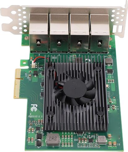 بطاقة محول شبكة إيثرنت PCIe ذات 8 منافذ من CUIFATI، منافذ نحاس جيجابت RJ45 مع موصلات مطلية بالذهب، لـ VMWare Freebsd in Kuwait