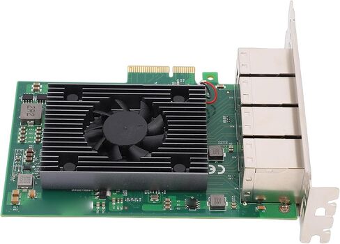 بطاقة محول شبكة إيثرنت PCIe ذات 8 منافذ من CUIFATI، منافذ نحاس جيجابت RJ45 مع موصلات مطلية بالذهب، لـ VMWare Freebsd in Kuwait