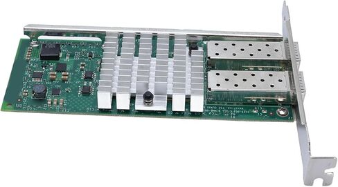محول إيثرنت SFP ثنائي المنفذ بسرعة 10 جيجابت في الثانية لبطاقة شبكة خادم X520-DA2، اتصال مستقر لبيئات الخادم، توافق PCI-E X 8 لشبكات مختلفة in Kuwait